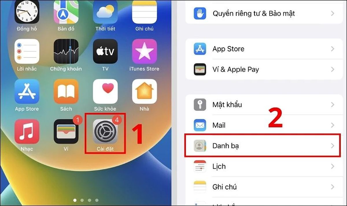 Cách chuyển danh bạ từ SIM sang máy iPhone