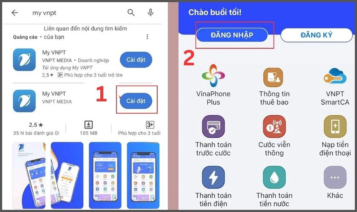 Cách đăng ký sim chính chủ VinaPhone tại nhà bằng app My VNPT