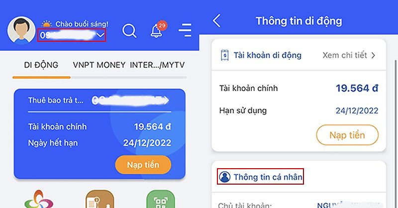 Cách kiểm tra sim chính chủ nhà mạng VinaPhone