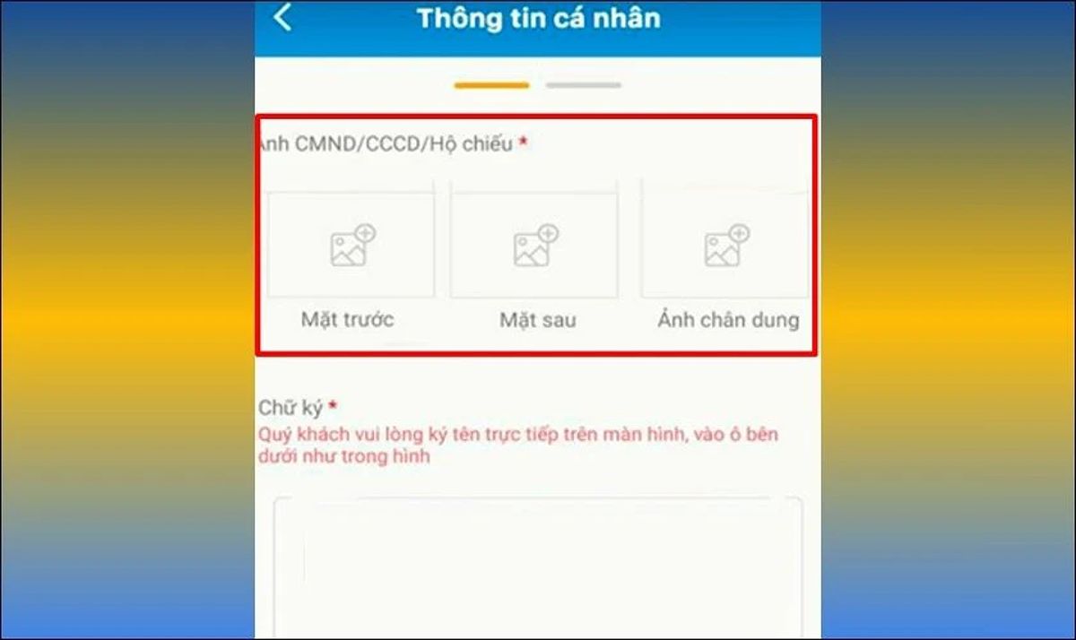 Cập nhật đầy đủ các thông tin