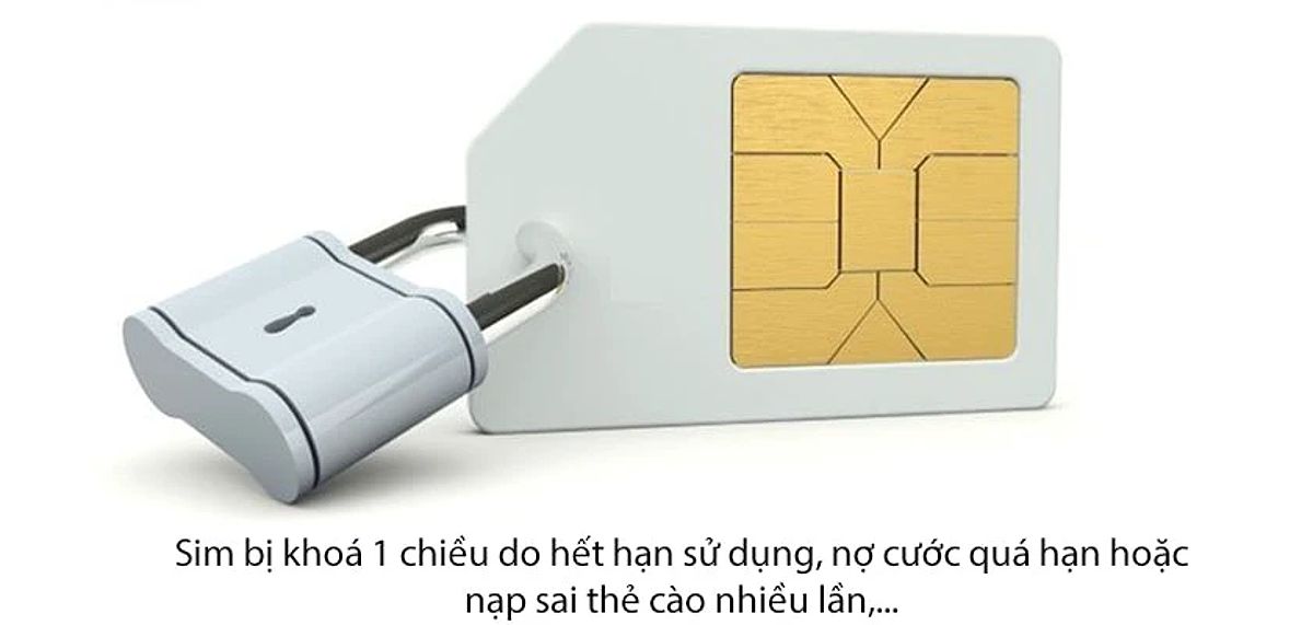 Nguyên nhân sim bị khóa 1 chiều